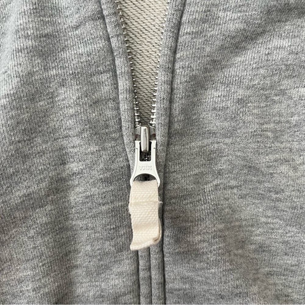 Ralph Lauren Sport Vintage Full Zip Hoodie Gray Pink Pony Cotton Women’s M - Picture 11 of 15